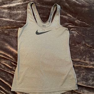 Grey Nike pro tank top